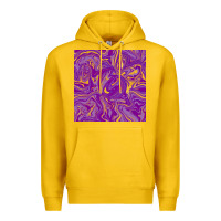 Lemon Abstract Mardi Gras Seamless Pattern Premium Hoodie - FaDigitalArtStudio