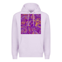 Lilac Abstract Mardi Gras Seamless Pattern Premium Hoodie - FaDigitalArtStudio