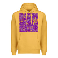 Mustard Abstract Mardi Gras Seamless Pattern Premium Hoodie - FaDigitalArtStudio