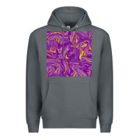 Rock Abstract Mardi Gras Seamless Pattern Premium Hoodie - FaDigitalArtStudio