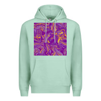 Seafoam Abstract Mardi Gras Seamless Pattern Premium Hoodie - FaDigitalArtStudio
