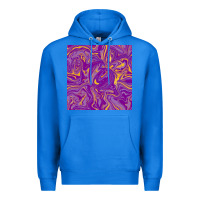 True Royal Abstract Mardi Gras Seamless Pattern Premium Hoodie - FaDigitalArtStudio