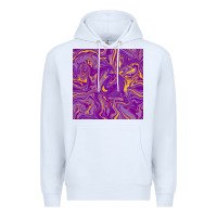 White Abstract Mardi Gras Seamless Pattern Premium Hoodie - FaDigitalArtStudio