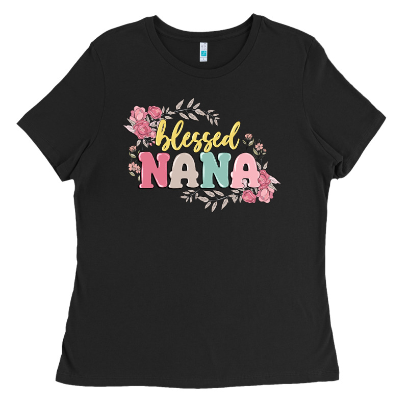 Blessed Nana Ladies Tee by MaliasSmallBusiness | Teevron