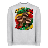 Heather Grey im celebrating juneteenth  (1) Heavyweight Sweatshirt - CowGirlArtShop