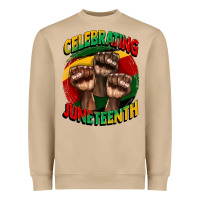 Mushroom im celebrating juneteenth  (1) Heavyweight Sweatshirt - CowGirlArtShop