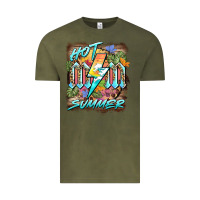 Vintage Olive hot mom summer Vintage Tee - BarkalooDesign