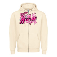 Not All Heroes Wear Capes Cancer Awareness Zipper Hoodie | Teevron