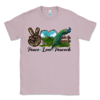 Lilac Peace Love Peacock Classic Tee - LillyAllenDesigns