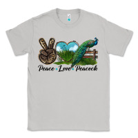 Moon Dust Peace Love Peacock Classic Tee - LillyAllenDesigns