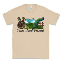 Mushroom Peace Love Peacock Classic Tee - LillyAllenDesigns