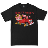 Black flower market Premium Tee - MaliasSmallBusiness