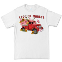 White flower market Premium Tee - MaliasSmallBusiness