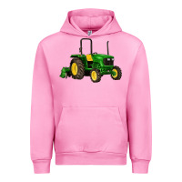 Fuchsia Pink farm tractor Urban Hoodie - Artiststas