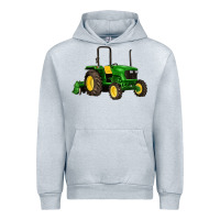 Heather Grey farm tractor Urban Hoodie - Artiststas