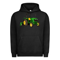 Pigment Black farm tractor Urban Hoodie - Artiststas
