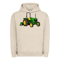Pigment French Oak farm tractor Urban Hoodie - Artiststas