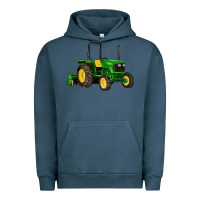 Pigment Midnight Navy farm tractor Urban Hoodie - Artiststas