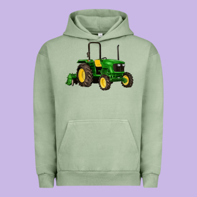 Farm Tractor Urban Hoodie Designed By Artiststas