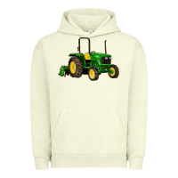Pigment Pistachio farm tractor Urban Hoodie - Artiststas