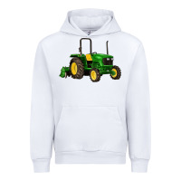 White farm tractor Urban Hoodie - Artiststas