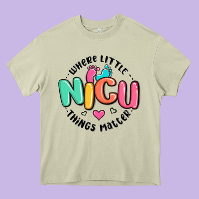 Nicu Where Little Things Matter Heavy Core Tee Designed By Maliassmallbusiness