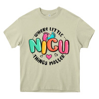 Mossy nicu where little things matter Heavy Core Tee - MaliasSmallBusiness