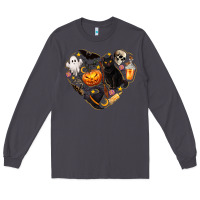 Smoke Halloween Heart Long Sleeve Tee - texasbilliewilder