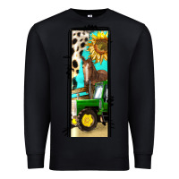 Black farm life alphabet lowercase letters l Premium Sweatshirt - BundleAndBundleShop