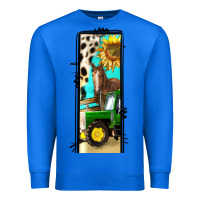 True Royal farm life alphabet lowercase letters l Premium Sweatshirt - BundleAndBundleShop