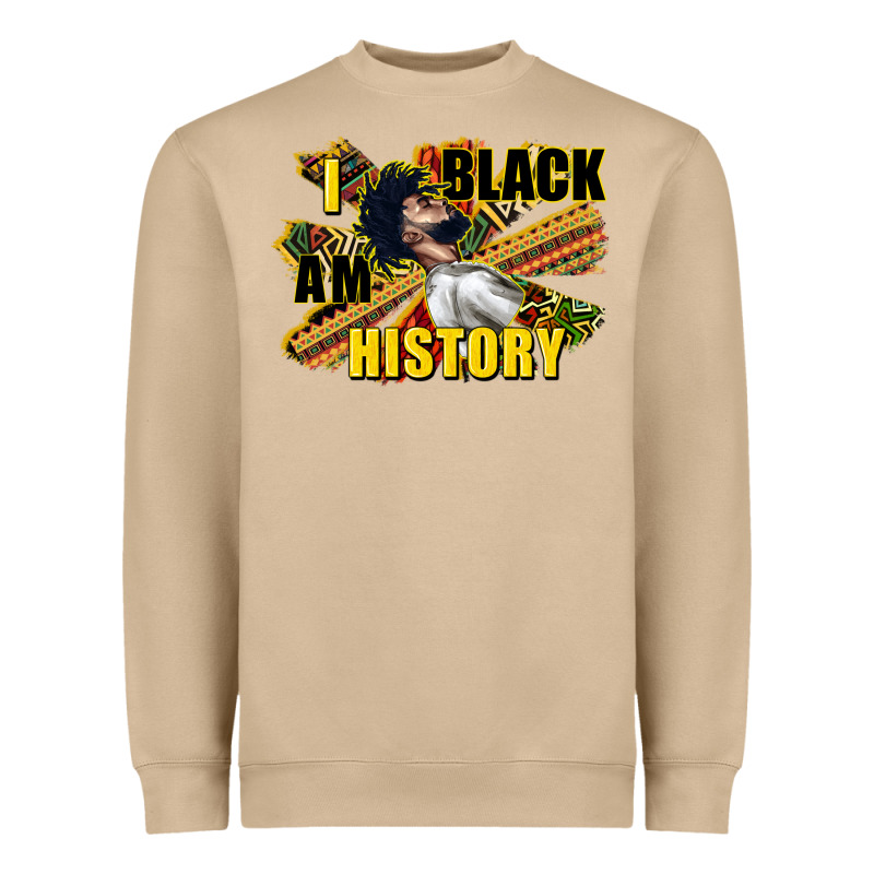 I Am Black History Heavyweight Sweatshirt by CowGirlArtShop | Teevron