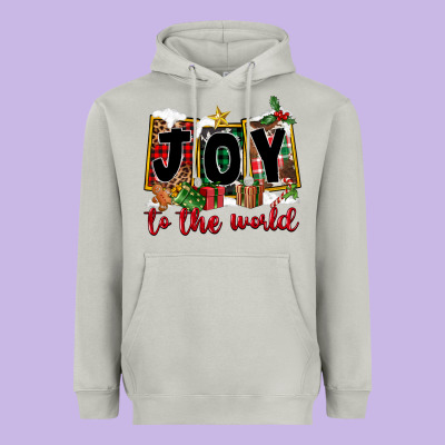 Joy To The World Heavyweight Hoodie Designed By Fadigitalartstudio