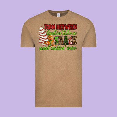 Torn Between Lookin' Like A Snack And Eatin' One Vintage Tee Designed By Ranaportraitstore