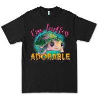 Black i'm turtley adorable Premium Tee - NancyCooperArtShop