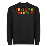 Black freedom juneteenth Heavyweight Sweatshirt - CowGirlArtShop