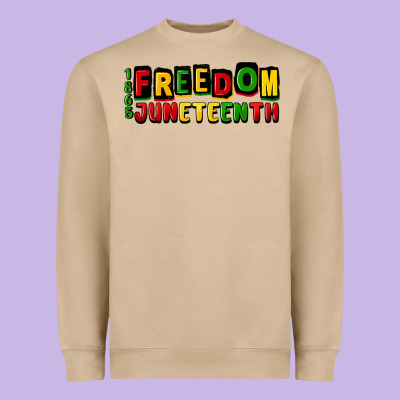 Freedom Juneteenth Heavyweight Sweatshirt Designed By Cowgirlartshop