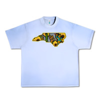 Grape Ice Western North Carolina Map Sunflower Urban Heavy Tee - Bettercallsaul
