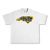 Lunar Rock Western North Carolina Map Sunflower Urban Heavy Tee - Bettercallsaul