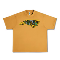 Peanut Butter Western North Carolina Map Sunflower Urban Heavy Tee - Bettercallsaul