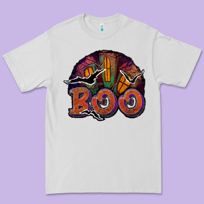 Boo Premium Tee Designed By Jahusdesignshop