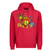Cardinal Softball Coffee Mug Premium Hoodie - FaDigitalArtStudio