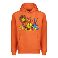 Carrot Softball Coffee Mug Premium Hoodie - FaDigitalArtStudio