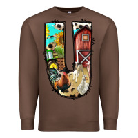 Chestnut farm life alphabet lowercase letters u Premium Sweatshirt - BundleAndBundleShop