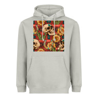 Moon Dust western skull aztec seamless pattern Heavyweight Hoodie - BundleAndBundleShop