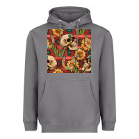 Storm western skull aztec seamless pattern Heavyweight Hoodie - BundleAndBundleShop