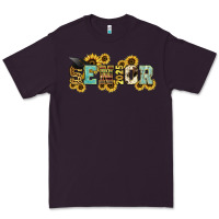 Plum senior 2025 sunflowers Premium Tee - NancyCooperArtShop