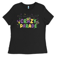 Black we don't hide the crazy we parade it Ladies Tee - MaliasSmallBusiness