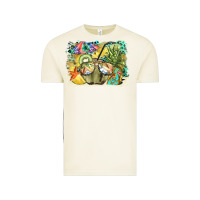 Vintage Arctic coconut with fruits  background Vintage Tee - BarkalooDesign