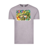 Vintage Zinc coconut with fruits  background Vintage Tee - BarkalooDesign