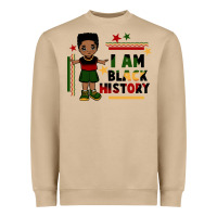 Mushroom i am black history black boy  juneteenth Heavyweight Sweatshirt - CowGirlArtShop